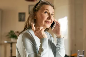 A female Caregiver Asking for help