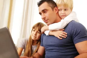 Caregiver Enjoying Time with Family