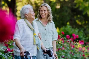 Family Caregivers Relaxing in the Park