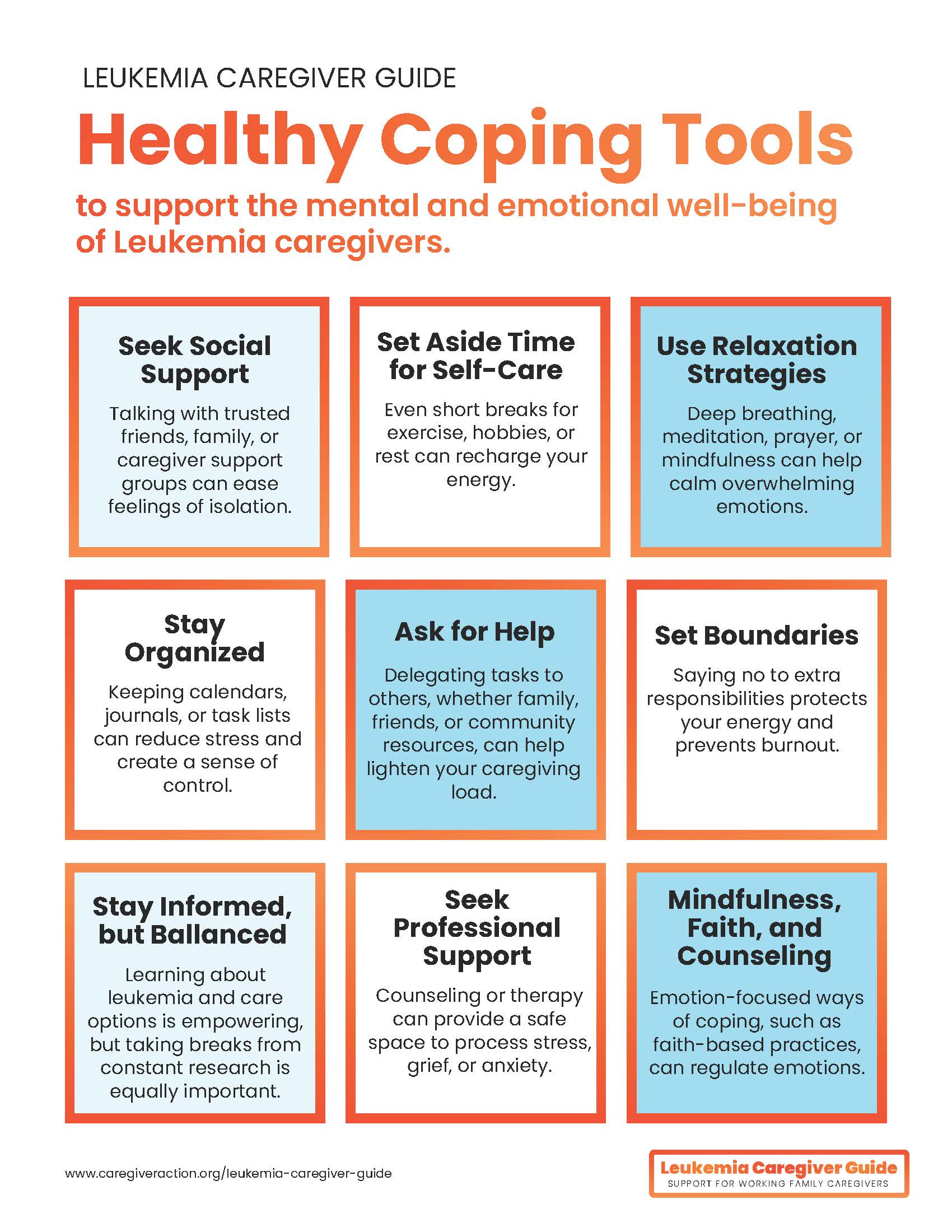 Leukemia Caregiver - Healthy Coping Tools Leukemia Caregiver - Healthy Coping Tools
