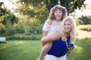 Leslie-Gracie-Turner-Syndrome Leslie and her daughter Gracie, who has Turner Syndrome.