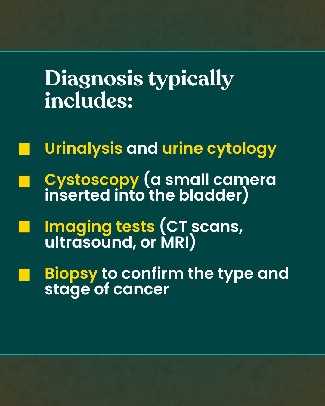 Bladder Cancer Diagnosis